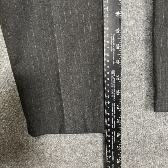 Zara Pants Womens 2 Grey Pinstripe Easy Pyjama Fit Elastic Pull On Drawstring - Picture 6 of 16